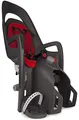HAMAX Unisex Caress With Carrier Adapter Kinderfahrradsitz, rot/schwarz, STANDARD EU