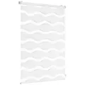 Sekey Doppelrollo Wellen Klemmfix ohne Bohren für Fenster, Doppelrollo 40 cm breit, Duo Rollo Welle Jalousie Sonnenschutz, 40x130cm, Weiß