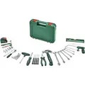 Advanced Hand Tool S, 64-teilig, Werkzeug-Set grün, mit Werkzeugkoffer