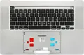 A2141 Topcase Tastatur mit Backlight für Apple Macbook Pro Retina 16" 2019 deutsch