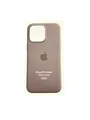 Apple iPhone 15 Pro Max Tasche aus Silikon in Aschbraun