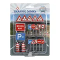 25 Verkehrsschilder für Spielzeugautos 25 tlg. 2,5-4,5 cm für 1:64 - 1:32 NEU