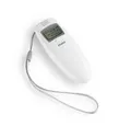 EASYmaxx Alkoholtestgerät Alkoholtester LCD-Display 3V weiß, (3-tlg), genaue Messung tragbar automatischer Abschaltung mit Handschlaufe