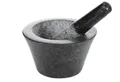 Boska Mörser Herbs/robuster Look/Spülmaschinenfest/Granit/Schwarz / 175 x 175 x 100 mm