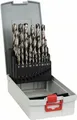 Bosch ProBox HSS-G, DIN 338 - Bohrersatz - für Metall - Spiralbohrer - 25 Stücke - 1-13 mm - H8 - zylindrisch (2608587017)