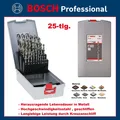 Bosch Pro Metal HSS-G Metallbohrer Set Satz 1 - 13 mm 25-teilig Hohe Lebensdauer