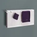 XIMAX Heizkörperzubehör Handtuchhalter für Kompaktheizkörper Weiss 940 mm