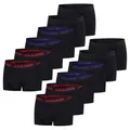 JACK & JONES Boxershorts Herren 12er Pack Basic Trunks Boxer Stretch Unterhosen Unterwäsche Retroshorts Set Baumwolle, Größe:XXL, Farbe:Farbmix 4