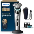 Philips Rasierer i9000 Prestige, Nass- und Trockenrasierer für Männer mit integr