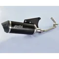POLINI Auspuff Edelstahl Steel / Carbon-Vespa 125 für Motorrad