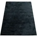 Paco Home Kurzflorteppich, Dunkelblau, Textil, Rechteckig, 80x300 cm, strapazierfähig, für Fußbodenheizung geeignet, Teppiche & Böden, Teppiche