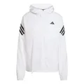 adidas Women's ADI365 Running Iconic Hooded Jacket, white, L