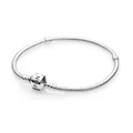 Pandora 590702HV Schlangen-Gliederarmband Damen Moments Sterling-Silber 19 cm