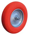 Müba Rad aus polymerem Gummi mit Kugellager und Achse 400 x 100 mm - 72961
