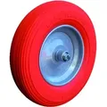 Rad aus polymerem Gummi m.Kugell. u.Achse 400x100