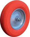 Rad aus polymerem Gummi m.Kugell. u.Achse 400x100