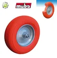 MÜBA Polymeres Rad 400 x 100 mm Schubkarre Karre Schubkarrenrad - pannensicher