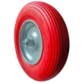 Müba polymer Schubkarrenrad FlexPro 4.80/4.00-8 kugelgelagertes Vollgummirad rot