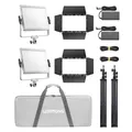 Godox Litemons LP600Bi Zweifarbiges LED-Lichtpanel 2er Kit weiß LP600Bi-K2