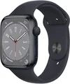 Apple Watch Series 8 GPS 41mm Smartwatch Mitternacht Sportarmband MNP53FD/A