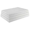 sunnypillow Schaumstoffplatte Schaumstoff Polster Zuschnitt - 60 x 200 x 10 cm RG 25/44 - Topper Matratzen Auflage in vielen Größen zur Auswahl