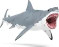 schleich Dinosaurs | Megalodon 15055 | detailgetreuer Urzeithai | Hai Figur | hochwertige Sammelfiguren | tolles Geschenk für Jungen, Mädchen und Sammler | Spielzeug ab 3 Jahre | 28 x 11 x 12 cm