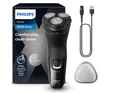 Philips Shaver Series 3000X Elektrischer Rasierer für Herren in Schwarz X3001/00