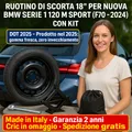 💥 Set Platzsparend Notrad BMW Serie 1 F70 18 M-SPORT 5Fori Cric Key Sack Rabatt