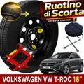 Ruotino di scorta 18 Zoll für VOLKSWAGEN VW T-ROC 125/70 R18 mit Wagenheber