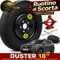 Platzsparend Notrad 18 " Dacia Duster Mit Cric Schlüssel Sack Produkt