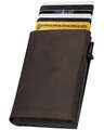 Gentlemen's® Cardholder - Kreditkartenetui mit Münzfach & RFID-Schutz - Geldbeutel für Herren klein - Portemonnaie - Wallet - Smart für Karten & Münzen