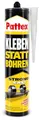 Pattex Kleben statt Bohren Weiß, Montagekleber mit hoher Endfestigkeit, Baukleber für alle Materialien, Universalkleber Strong & Easy, Kartusche 1 x 400 g
