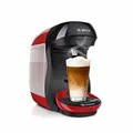 Bosch TAS1003 Tassimo Happy Kapselmaschine vollautomatisch 1400 W anthrazit rot