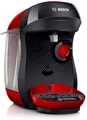 Bosch TAS1003 Tassimo Happy Kapselmaschine vollautomatisch 1400 W anthrazit rot