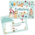 PAPIERDRACHEN Einladungskarten 12 Einladungskarten in 5 verschiedenen Motiven erhältlich, Made in Germany
