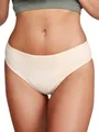 Taynie Brazilian Periodenunterwäsche leichte Blutung - Periodenwäsche - Menstruationsunterwäsche - ersetzt 1,5 Tampons, Periodenslip Tragedauer bis 12 Std., waschbar bis 60°C (34, Beige)