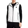 MONCLER Funktionsweste Vallese Unisex Jacke Mit einer praktischen Kapuze, ideal für alle Wetterlagen grau XL