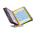 DURABLE Sichttafelsystem Vario Pro 10 557900 DIN A4 farbsortiert mit 10 St. Sichttafeln, 1 St.
