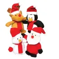 Mini Kuscheltiere Weihnachten (pro Set 4) Weihnachtsspielzeug