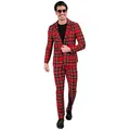 Widmann S.r.l. Kostüm Schottischer Anzug Tartan Herren braun|rot L