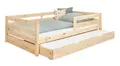Ehrenkind Kinderbett Sona aus massivem Kiefernholz mit Rausfallschutz (Jugendbett in Natur, Kinder Bett), Kinderbett 90x200 cm