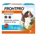 FRONTPRO 68 mg Kautabletten für Hunde 10 - 25 kg  3 St  PZN 18654297