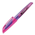 Schulfüller mit Linkshänder-Feder L - STABILO EASYbuddy in lila/magenta - Schr