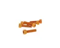 Schraubensatz 6 Stück Innensechskant Alu Orange - M5X20 für Diamo Dazon