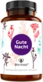 BonVigo® Gute Nacht - Die natürliche Formel - Natur-Komplex mit Ashwagandha Schlaf-Beere, Baldrian, Lavendel, Hopfen, Weißdorn - Tryptophan/Serotonin