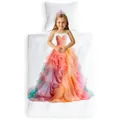 Carpe Sonno Kinder Bettwäsche 135x200 Kinder mit Kissenbezug [100% Renforce Baumwolle] Prinzessin Motiv | Oeko-Tex 100 Made in Green | Kinderbettwäsche Mädchen | Prinzessin Bettwäsche 135x200 Mädchen