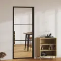 Vidaxl - Innentür Esg Glas Und Aluminium 83x201,5 Cm Schwarz