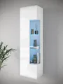 OTTO home Vitrine Kenia, stehend und hängend, Türanschlag wechselbar (1-St) Vitrineschrank mit Glastüren 160 cm Höhe