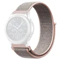CoverKingz Armband kompatibel mit Galaxy Watch 3 (45mm) / Galaxy Watch (46mm) / Gear2 / S3 - Nylon Ersatzband Strap Bracelet Klettverschluss Rosa