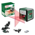 Bosch Kreuzlinienlaser Quigo 0603663503, roter Laser, selbstnivellierend, Klemme & Adapter